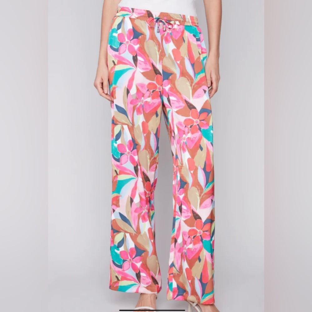 Charlie B wide leg printed pants - Picture 5 of 9